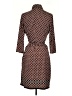 Max Studio Print Brown Casual Dress Size S - photo 2