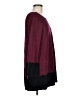 Alfani Color Block Burgundy Pullover Sweater Size M - photo 4