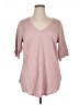 Torrid Pink Short Sleeve Blouse Size 1X Plus (1) - photo 1