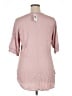 Torrid Pink Short Sleeve Blouse Size 1X Plus (1) - photo 2