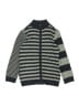 Tea 100% Cotton Stripes Gray Cardigan Size L (kids) - photo 1