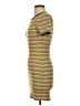 Bear Dance Stripes Yellow Casual Dress Size S - photo 5