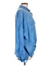 Maven West 100% Cupro Blue Long Sleeve Blouse Size L - photo 4