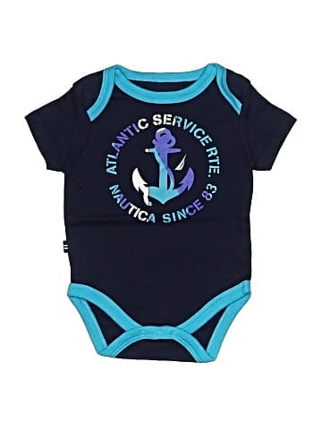 Nautica Short Sleeve Onesie (view 1)