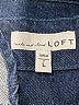 Ann Taylor LOFT Blue Denim Jacket Size L - photo 6
