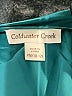 Coldwater Creek 100% Polyester Teal Long Sleeve Blouse Size M (petite) - photo 7