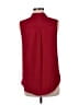 Dex 100% Polyester Red Sleeveless Blouse Size M - photo 2