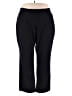 JM Collection Solid Black Casual Pants Size 20 - photo 1