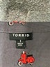 Torrid 100% Rayon Stars Gray Short Sleeve Blouse Size 1X Plus (1) - photo 7