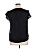 Calvin Klein 100% Polyester Black Short Sleeve Blouse Size XL - photo 2