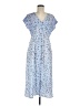 Hayden 100% Polyester Print Blue Casual Dress Size M - photo 1