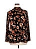 Susan Graver Floral Black Long Sleeve Blouse Size 1X - photo 1