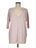 Express Pink 3/4 Sleeve Top Size M - photo 1