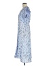 Hayden 100% Polyester Print Blue Casual Dress Size M - photo 5