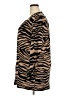 JM Collection Animal Print Brown Cardigan Size 2X - photo 5