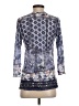 David Cline Blue 3/4 Sleeve Blouse Size XS - photo 2