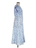 Hayden 100% Polyester Print Blue Casual Dress Size M - photo 4