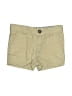 Carter's 100% Cotton Solid Tan Khaki Shorts 0-3 MO / 3 MO - photo 1