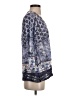 David Cline Blue 3/4 Sleeve Blouse Size XS - photo 4