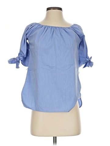 7th Avenue Design Studio New York & Company 3/4 Sleeve Blouse (view 1)