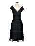 Tadashi Tweed Black Cocktail Dress Size 4 (estimated) - photo 1