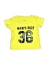 Carter's 100% Cotton Yellow Short Sleeve T-Shirt Size Newborn - photo 1