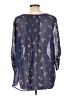 Torrid Blue Long Sleeve Blouse Size Lg Plus (0) - photo 2