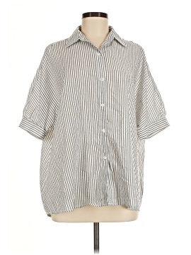Max Studio 3/4 Sleeve Button Down Shirt