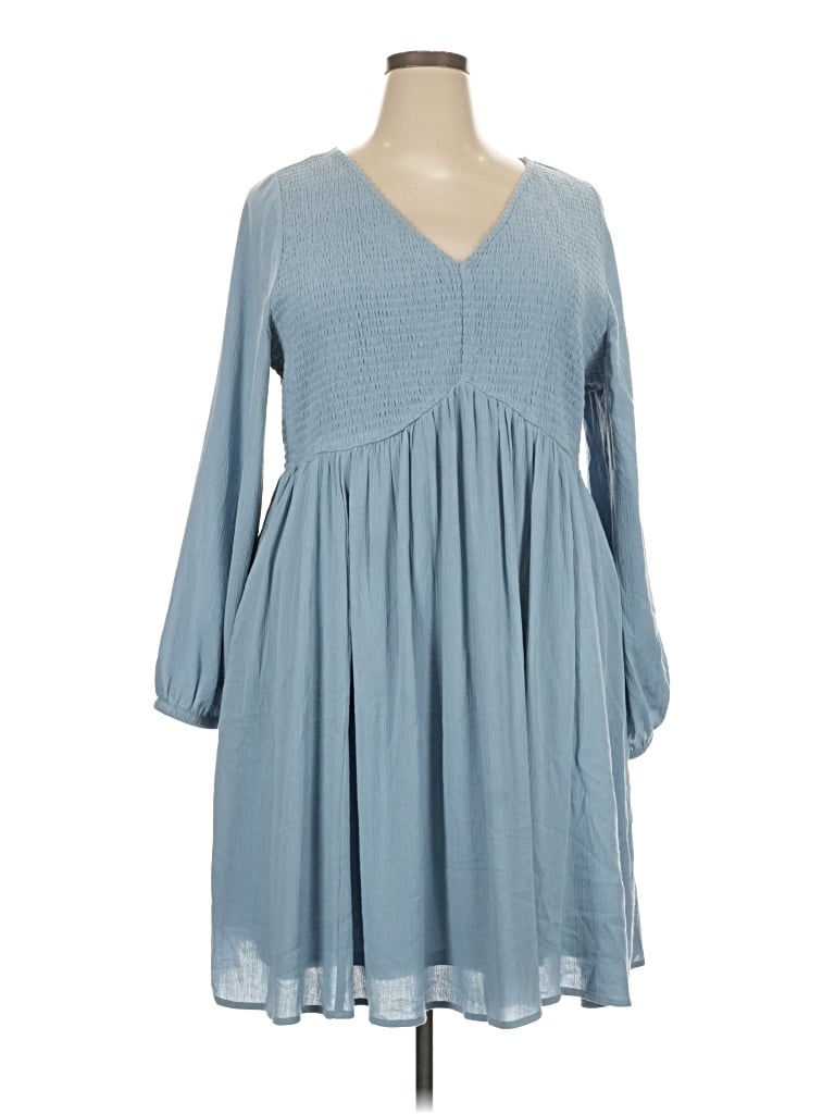 Pre-owned Torrid Casual Dress In Blue