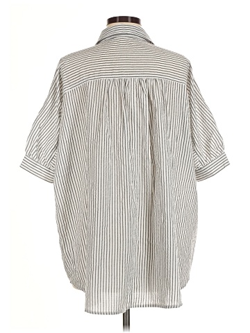 Max Studio 3/4 Sleeve Button-Down Shirt (view 2)