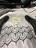 Deletta 100% Polyester White 3/4 Sleeve Blouse Size S - photo 7
