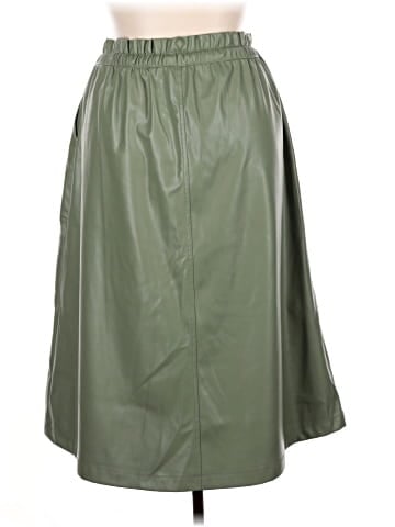 Ava & Viv Faux Leather Skirt (view 2)