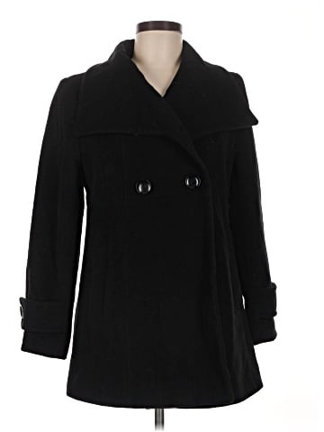 AK Anne Klein Wool Coat (view 1)