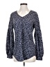 CAbi 100% Polyester Blue Long Sleeve Blouse Size S - photo 1