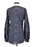 CAbi 100% Polyester Blue Long Sleeve Blouse Size S - photo 2