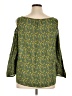 PrAna Green 3/4 Sleeve Blouse Size XL - photo 2