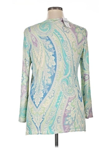 Lauren by Ralph Lauren Long Sleeve Silk Top (view 2)