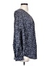 CAbi 100% Polyester Blue Long Sleeve Blouse Size S - photo 4
