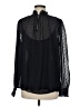 Ann Taylor 100% Polyester Black Long Sleeve Blouse Size M - photo 2