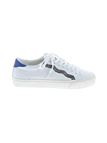 Madewell Sidewalk Low-Top Sneakers in Leather and Calf Hair: Wave Edition (view 1)