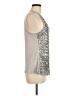 INC International Concepts 100% Polyester Silver Sleeveless Top Size M (petite) - photo 4
