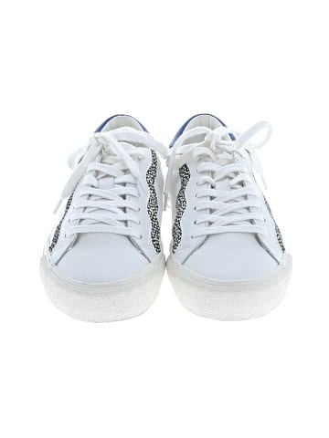Madewell Sidewalk Low-Top Sneakers in Leather and Calf Hair: Wave Edition (view 2)