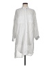 Mustard Seed 100% Cotton Silver 3/4 Sleeve Button-Down Shirt Size M - photo 1