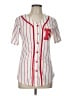 Disney Red Short Sleeve Button-Down Shirt Size XS - photo 1