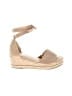Chase & Chloe Tan Wedges Size 8 - photo 1