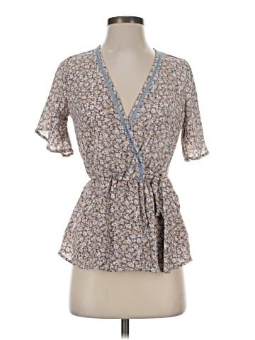 Sienna Sky Short Sleeve Blouse (view 1)