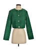 Unbranded 100% Polyester Tweed Green Jacket Size S - photo 1