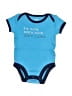 Carter's 100% Cotton Color Block Blue Short Sleeve Onesie Size Newborn - photo 1