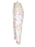J.Jill Floral White Linen Pants Size M - photo 5