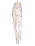 J.Jill Floral White Linen Pants Size M - photo 4